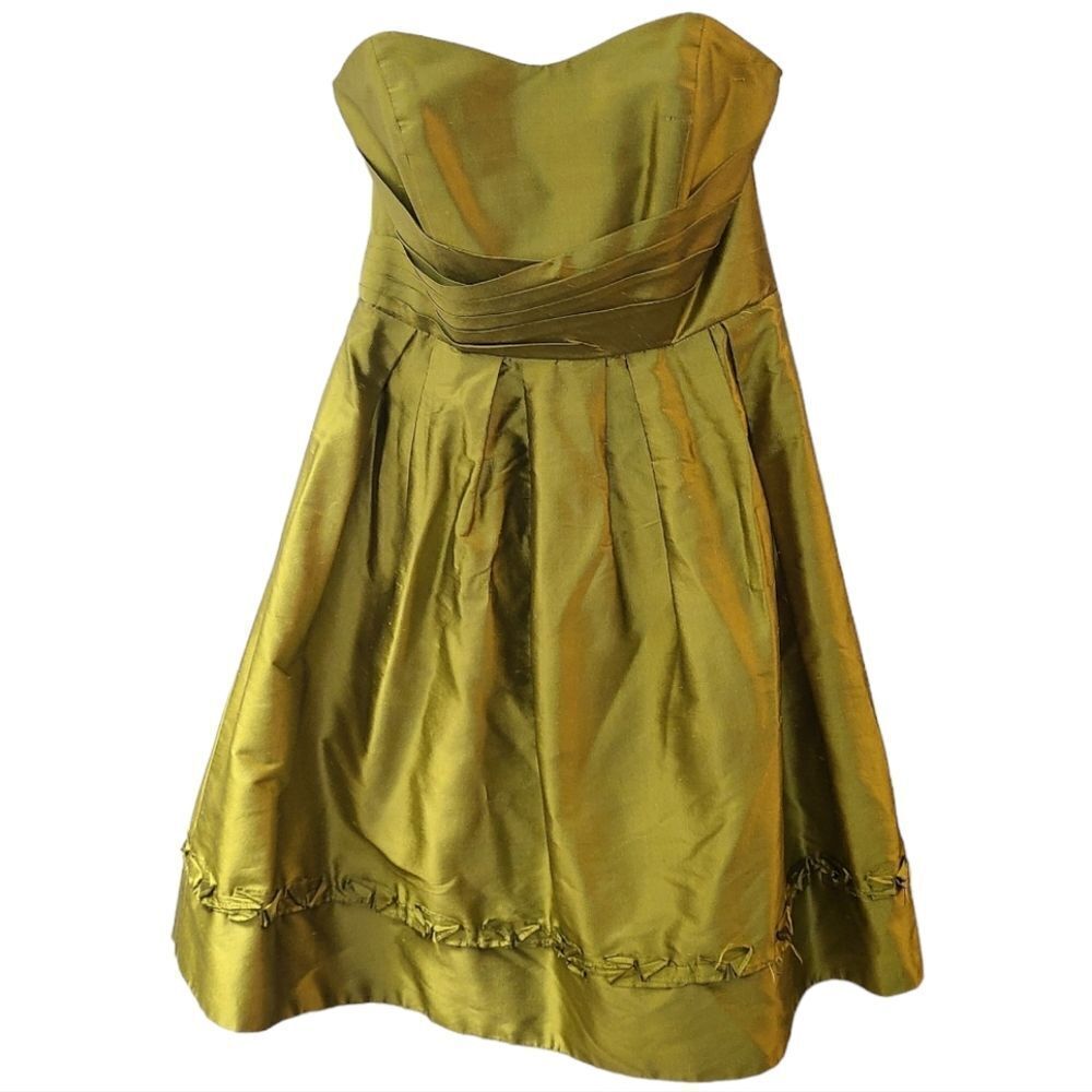 Alfred Angelo Silk Strapless Cocktail Dress